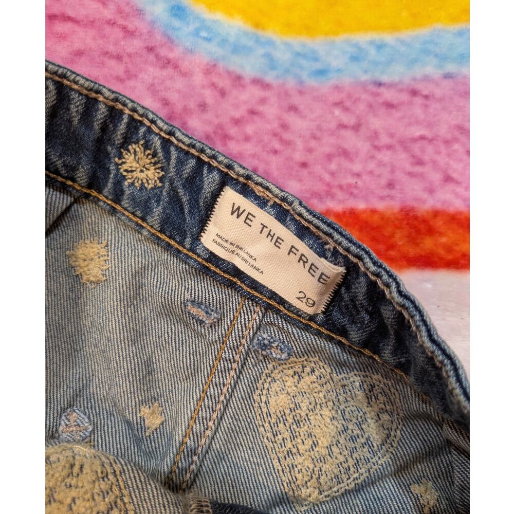Free People Bettie Embroidered Sailor Shorts Size 29 - Picture 4 of 7